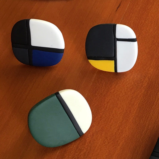 Mondrian anillo